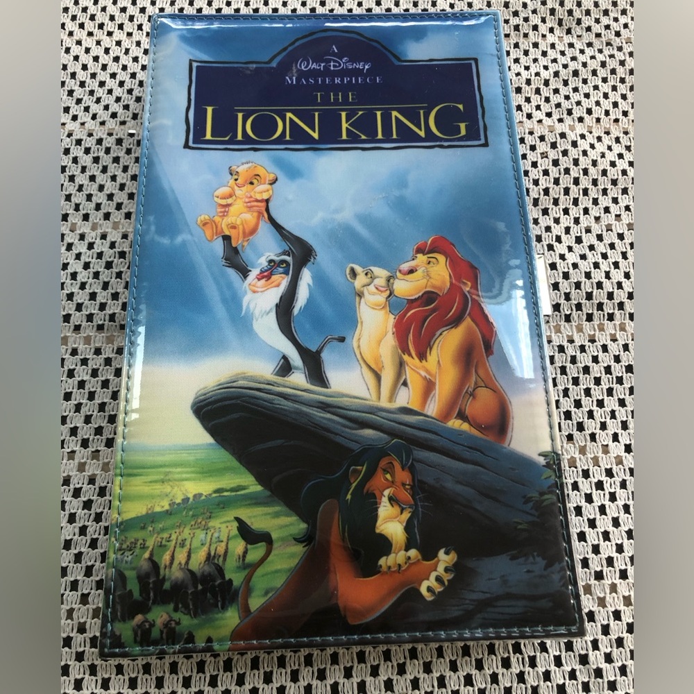 Oh My Disney Lion King VHS Clutch Purse RARE 1990s Flashback